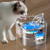 Cat Water Fountain Animal Water Dispenser, 61OZ/1.8L Super Quiet Automatic Pet Drinking Fountain with Adjustable Water Flow for Pets